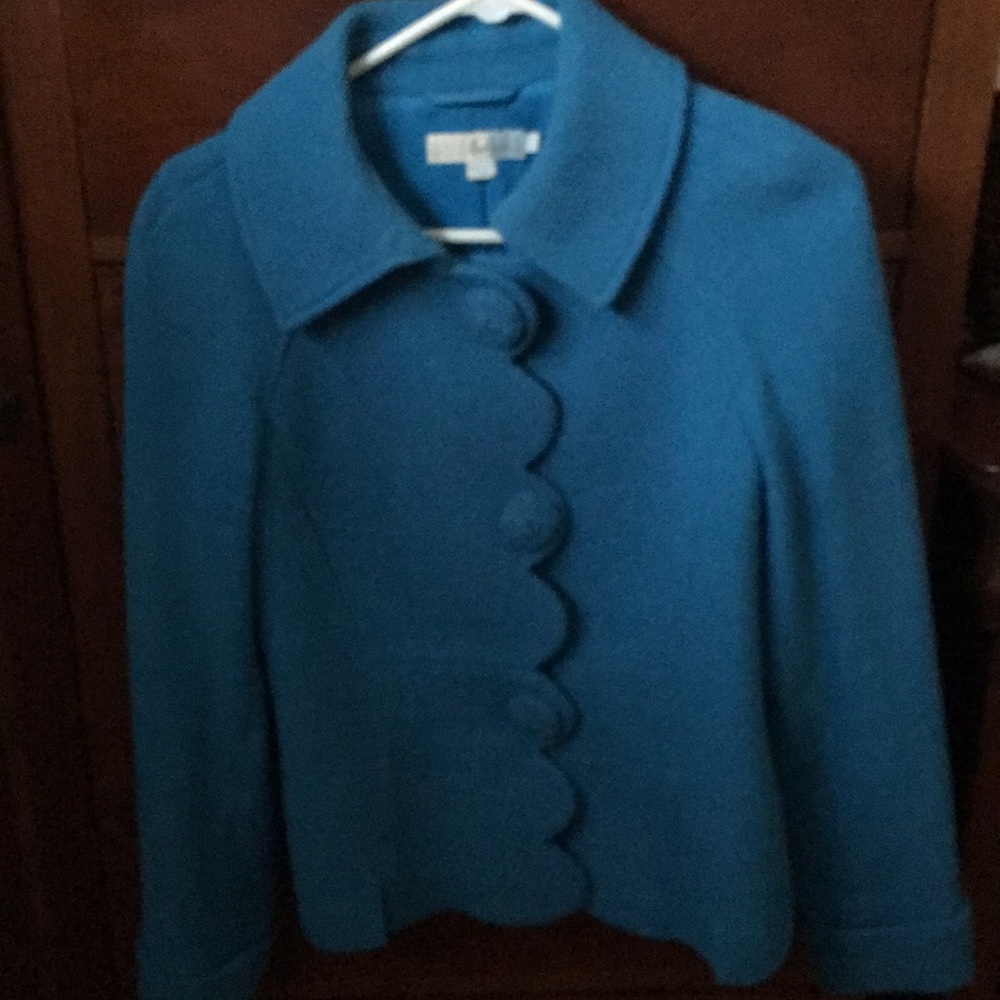 US size 6R blue 90% wool lined Boden jacket